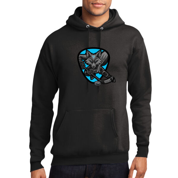 Frozen Foxes - Core Fleece Pullover Hooded Sweatshirt Thumbnail