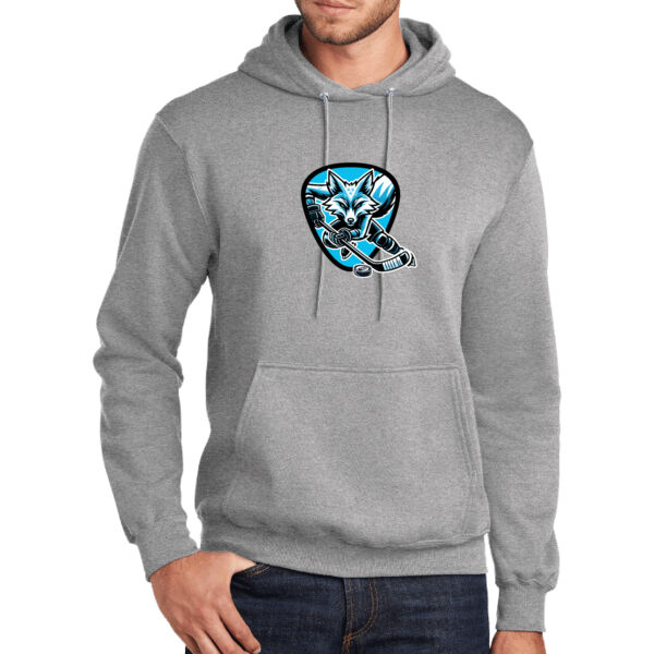 Frozen Foxes - Tall Core Fleece Pullover Hooded Sweatshirt Thumbnail