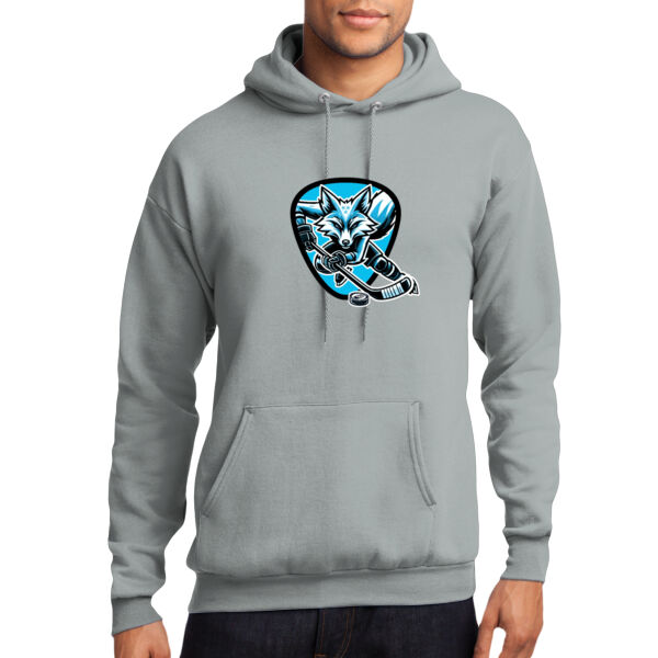 Frozen Foxes - Core Fleece Pullover Hooded Sweatshirt Thumbnail